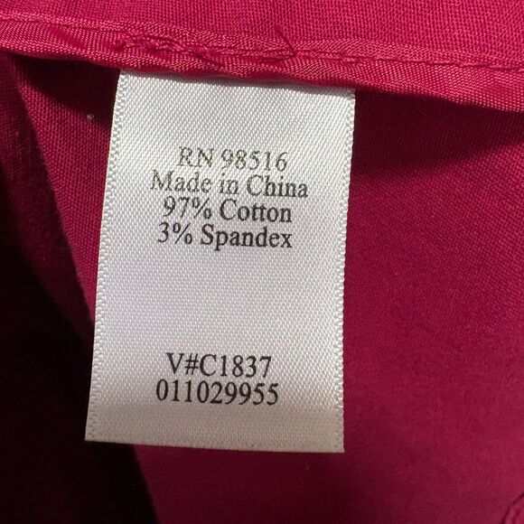 Vintage Coldwater Creek Deep Fuchsia Blazer with Oversized Buttons size 18 - Picture 8 of 8